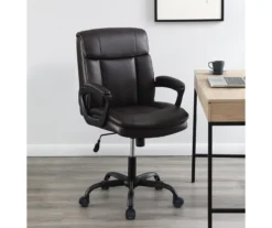 Real Living Faux Leather Office Chair 21 Real Living Faux Leather Office Chair -Home Furniture 810559968 11