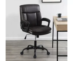 Real Living Faux Leather Office Chair 17 Real Living Faux Leather Office Chair -Home Furniture 810559968