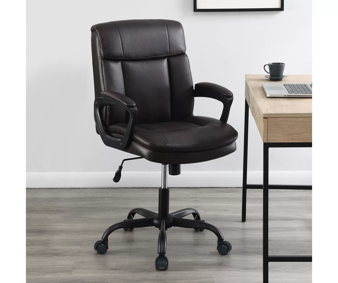Real Living Faux Leather Office Chair 6 Real Living Faux Leather Office Chair - Image 5