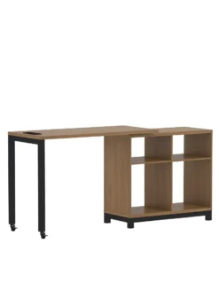 Seven Hills Acorn Metal & Melamine 4-Cube Pivot Desk With USB Charging -Home Furniture 810561090 21