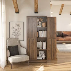 Seven Hills Columbia Walnut 2-Door Storage Cabinet 15 Seven Hills Columbia Walnut 2-Door Storage Cabinet -Home Furniture 810563167 51