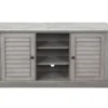 52" Gray & White Faux Marble TV Stand -Home Furniture 810566185