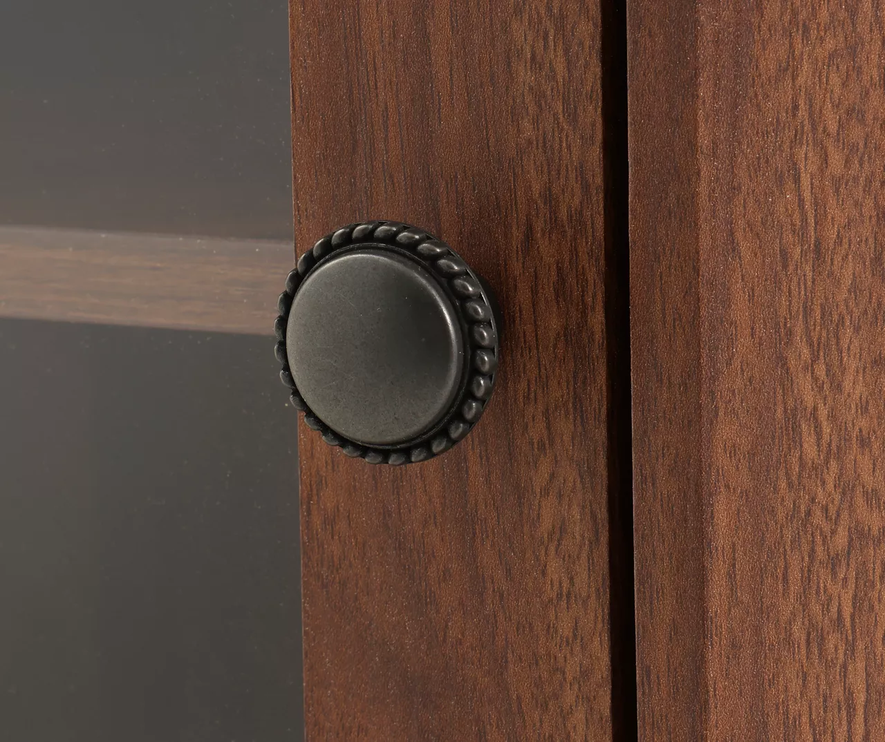 48" Brown Corner Electric Fireplace Console 6 48" Brown Corner Electric Fireplace Console - Image 4