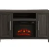 54" Gray Electric Fireplace Console 2 54" Gray Electric Fireplace Console -Home Furniture 810570726