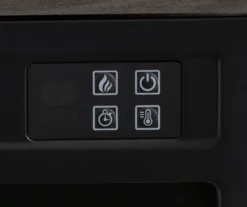 54" Gray Electric Fireplace Console -Home Furniture 810570726 3