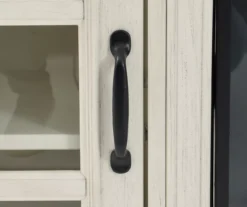 60" White 2-Tone Electric Fireplace Console -Home Furniture 810570730 5