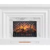 53.5" White Marble Petite Grand Electric Fireplace
