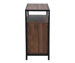Walnut Chevron 2-Door Storage Cabinet 17 Walnut Chevron 2-Door Storage Cabinet -Home Furniture 810584249 A8