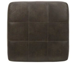Navi Smoke Faux Leather Oversize Accent Ottoman -Home Furniture 810587441 3