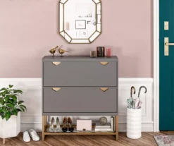 CosmoLiving Brielle Entryway Shoe Storage Cabinet 17 CosmoLiving Brielle Entryway Shoe Storage Cabinet -Home Furniture 810589010 1