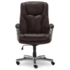 Benton Brown Big & Tall Faux Leather Executive Office Chair 1 Benton Brown Big & Tall Faux Leather Executive Office Chair -Home Furniture 810590314 3