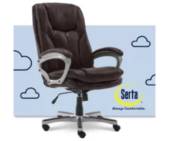 Benton Brown Big & Tall Faux Leather Executive Office Chair -Home Furniture 810590314 6