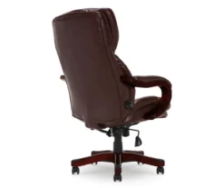 Conway Brown Big & Tall Bonded Leather Office Chair -Home Furniture 810590315 5