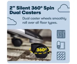 Delvin Black Bonded Leather Office Chair 22 Delvin Black Bonded Leather Office Chair -Home Furniture 810590317 A0 5