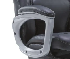 Delvin Black Bonded Leather Office Chair 19 Delvin Black Bonded Leather Office Chair -Home Furniture 810590317 A0 7