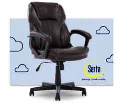 Mitchell Roasted Chestnut Vegan Leather Office Chair 29 Mitchell Roasted Chestnut Vegan Leather Office Chair -Home Furniture 810590318 1