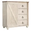 Willowton Sliding Door Storage Chest -Home Furniture 810590334