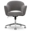Valetta Gray Microfiber Office Chair 1 Valetta Gray Microfiber Office Chair -Home Furniture 810590379 3