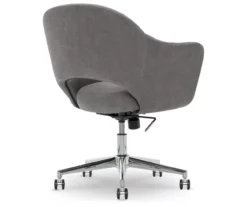 Valetta Gray Microfiber Office Chair -Home Furniture 810590379 5