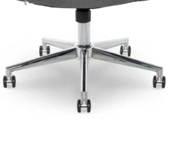 Valetta Gray Microfiber Office Chair -Home Furniture 810590379 6