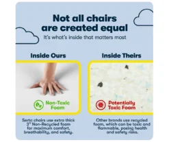 Valetta Gray Microfiber Office Chair -Home Furniture 810590379 8