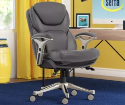 Serta Claremont Bonded Leather Office Chair 41 Serta Claremont Bonded Leather Office Chair -Home Furniture 810590392 2