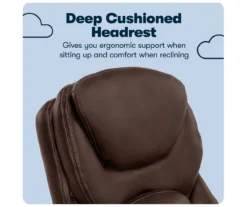 Claremont Chestnut Brown Bonded Leather Office Chair 23 Claremont Chestnut Brown Bonded Leather Office Chair -Home Furniture 810590393 10