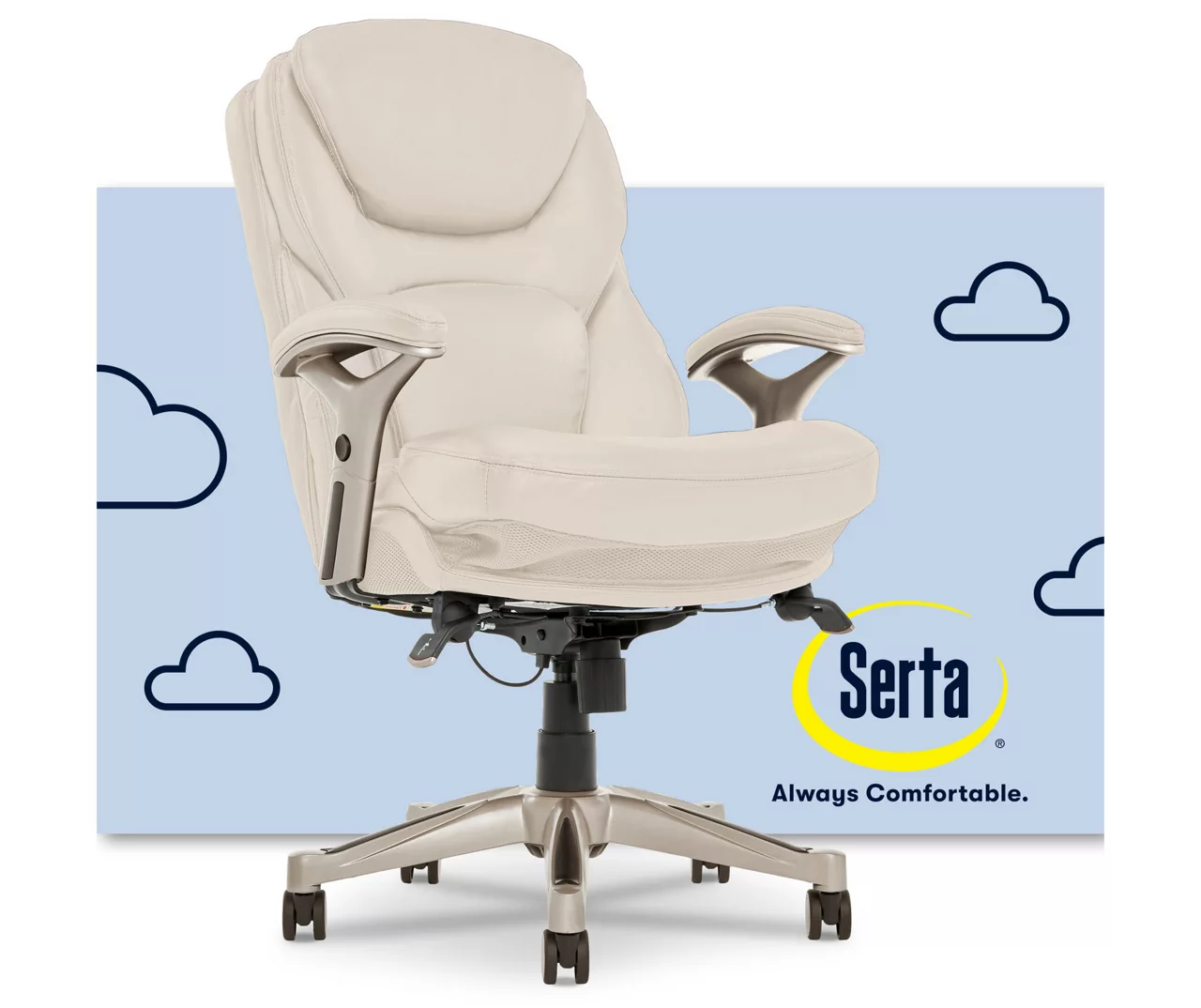 Serta Claremont Bonded Leather Office Chair 19 Serta Claremont Bonded Leather Office Chair - Image 17