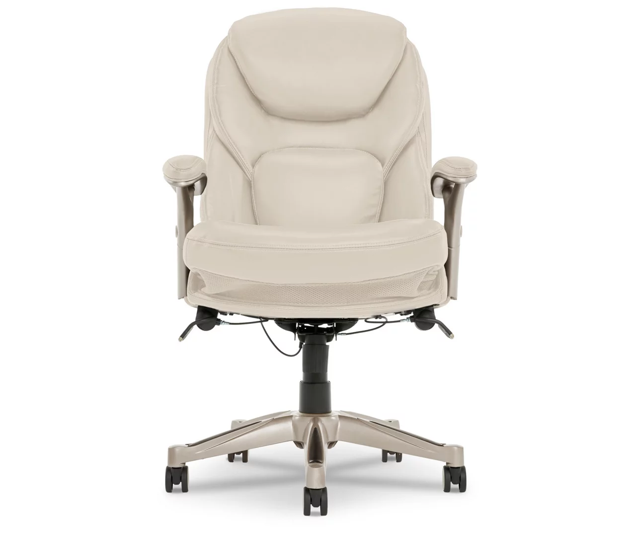 Claremont Ivory Bonded Leather Office Chair 3 Claremont Ivory Bonded Leather Office Chair
