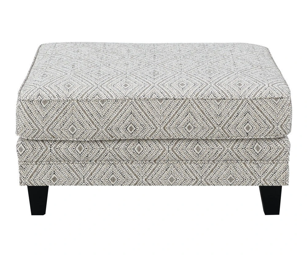 Gretna Diamond Sand Ottoman 3 Gretna Diamond Sand Ottoman