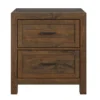 West Caramel 2-Drawer Nightstand 1 West Caramel 2-Drawer Nightstand -Home Furniture 810591525