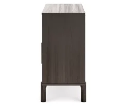 Brymont Dark Gray Sliding Door Accent Cabinet -Home Furniture 810591843 6