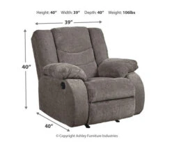 Tulen Gray Rocker Recliner 11 Tulen Gray Rocker Recliner -Home Furniture 810594621 4