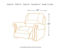 Larkinhurst Earth Faux Leather Rocker Recliner 11 Larkinhurst Earth Faux Leather Rocker Recliner -Home Furniture 810594645 5