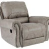 Olsberg Steel Faux Suede Rocker Recliner