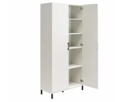 Evolution Vantage White 2-Door Storage Cabinet -Home Furniture 810597744 2