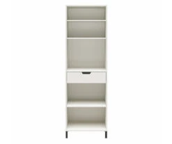 Evolution Vantage White 5-Shelf Open Cabinet