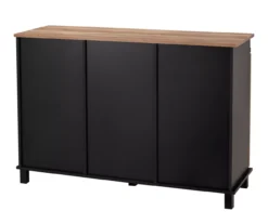 Modern Industrial Black & Brown Sliding Door Sideboard 11 Modern Industrial Black & Brown Sliding Door Sideboard -Home Furniture 810598711 A0 5