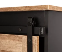 Modern Industrial Black & Brown Sliding Door Sideboard 14 Modern Industrial Black & Brown Sliding Door Sideboard -Home Furniture 810598711 A0 6