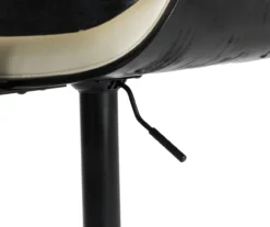 Glitzhome Mid-Century Modern Faux Leather Adjustable Bar Stools, 2-Pack -Home Furniture 810598738 A0 4