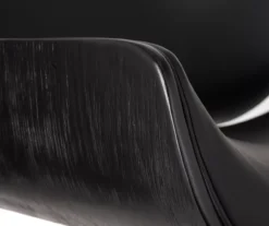 Glitzhome Mid-Century Modern Faux Leather Adjustable Bar Stools, 2-Pack -Home Furniture 810598741 A0 6