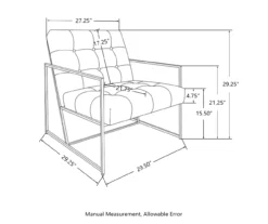 Glitzhome Modern Industrial Faux Leather Accent Chairs, 2-Pack -Home Furniture 810598913 A0 8