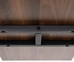 Walnut Modern A-Frame 4-Shelf Bookcase -Home Furniture 810598942 A0 5