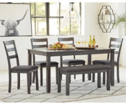 Fairview 6-Piece Dining Set With Bench 14 Fairview 6-Piece Dining Set With Bench -Home Furniture 810599355