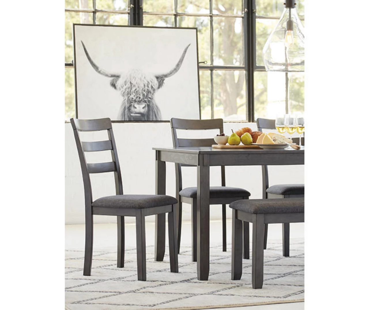 Fairview 6-Piece Dining Set With Bench 8 Fairview 6-Piece Dining Set With Bench - Image 6