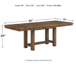 Moriville Extension Leaf Dining Table -Home Furniture 810599584 9