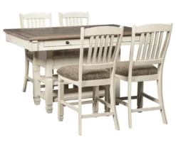 Bolanburg Counter-Height Dining Table With Wine Bottle Storage -Home Furniture 810599589 4