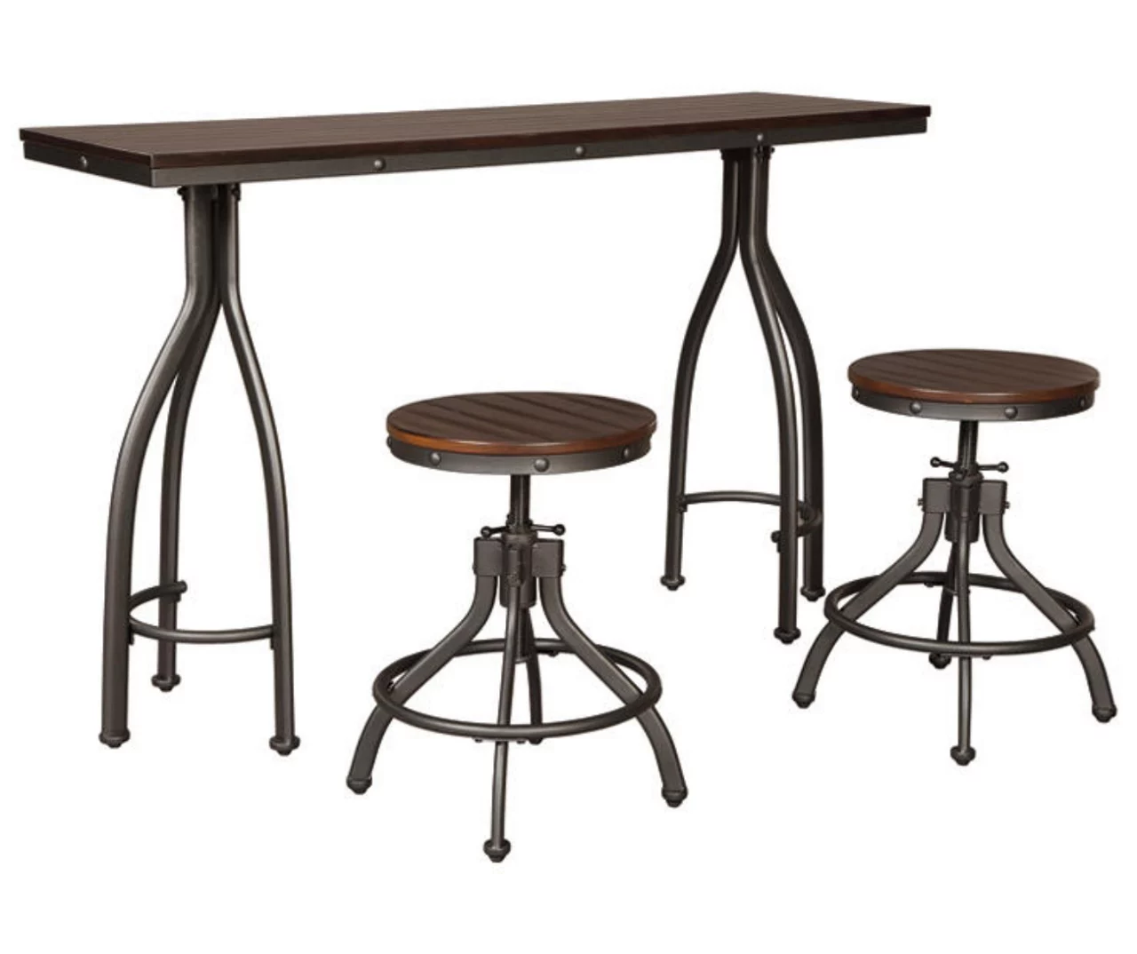 Odium 3-Piece Counter-Height Dining Set 3 Odium 3-Piece Counter-Height Dining Set