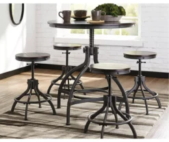 Odium 5-Oiece Counter-Height Dining Set -Home Furniture 810599623
