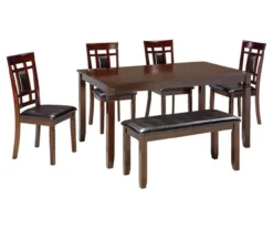 Bennox 6-Piece Dining Set With Bench